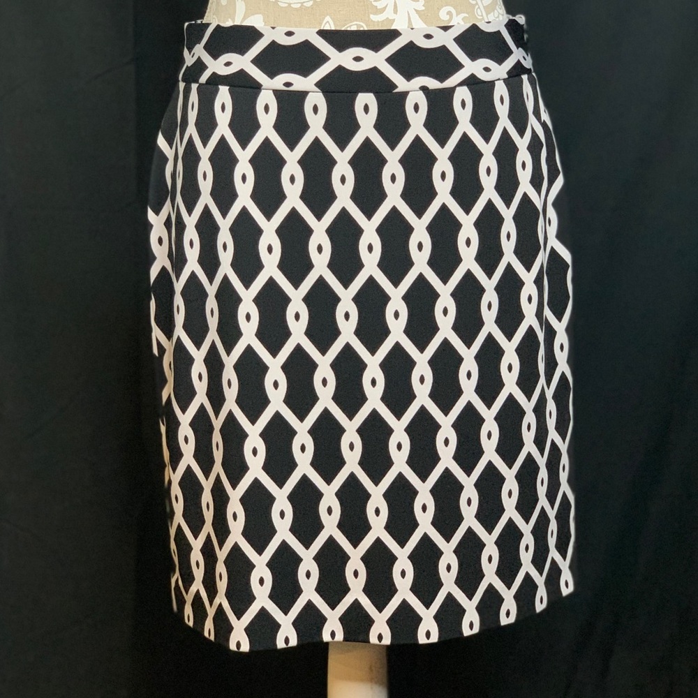 ADRIENNE VITTADINI Black and White Skirt